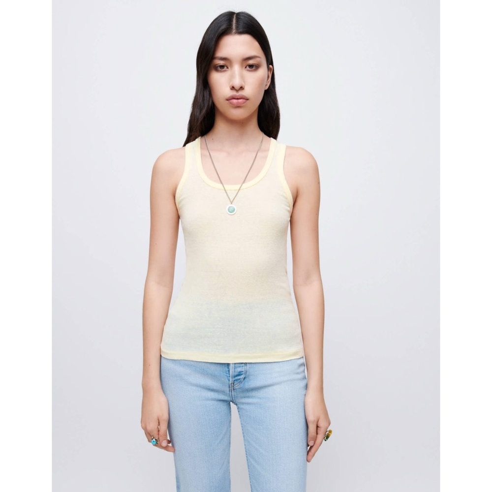 RE/DONE / Hanes 60s Tank in Buttercream
